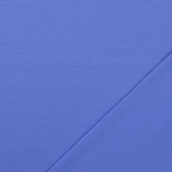 80 cm Reststück Jersey Uni Kornblumenblau